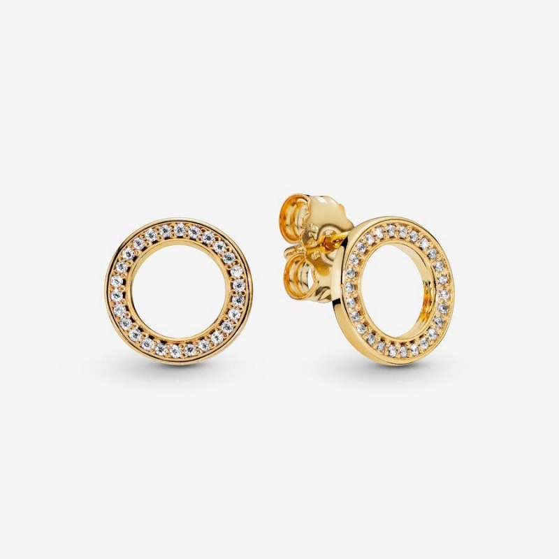 Clous d'Oreilles Pandora Sparkling Circle | UWE-97396365