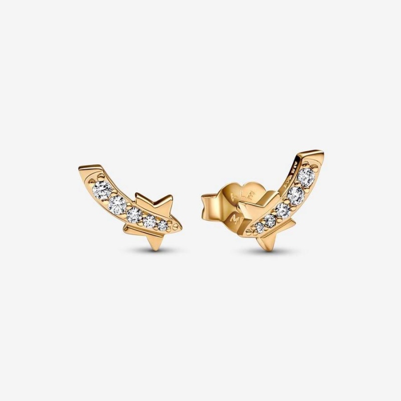 Clous d'Oreilles Pandora Shooting Star Pavé | RBN-34859576