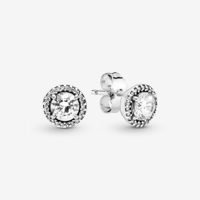 Clous d'Oreilles Pandora Round Sparkle | OBQ-05334638