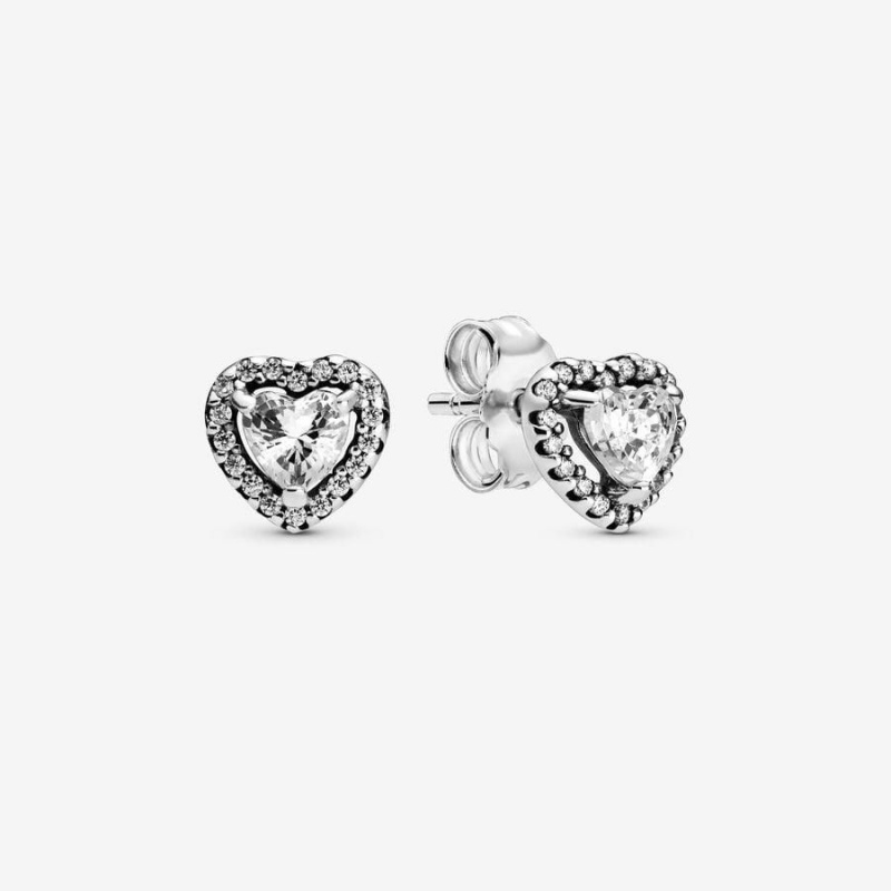 Clous d'Oreilles Pandora Elevated Heart | LPB-25047377