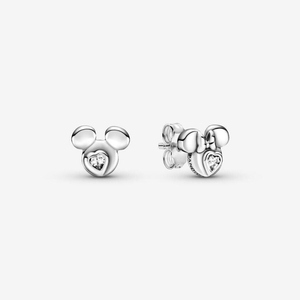 Clous d'Oreilles Pandora Disney Mickey Mouse & Minnie Mouse Silhouette | OBR-80128085