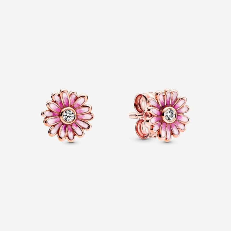 Clous d'Oreilles Pandora Daisy Flower Rose | CYC-97938069