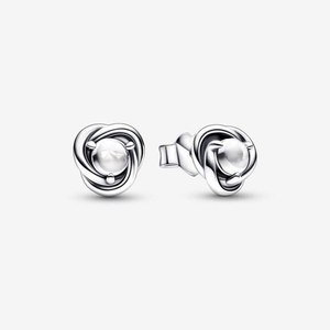 Clous d'Oreilles Pandora April Birthstone Eternity Circle | BOD-75375438