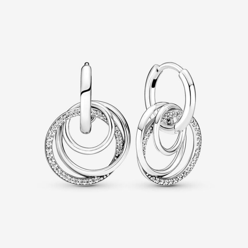 Boucles d'Oreilles Créoles Pandora Family Always Encircled | KEP-03142805