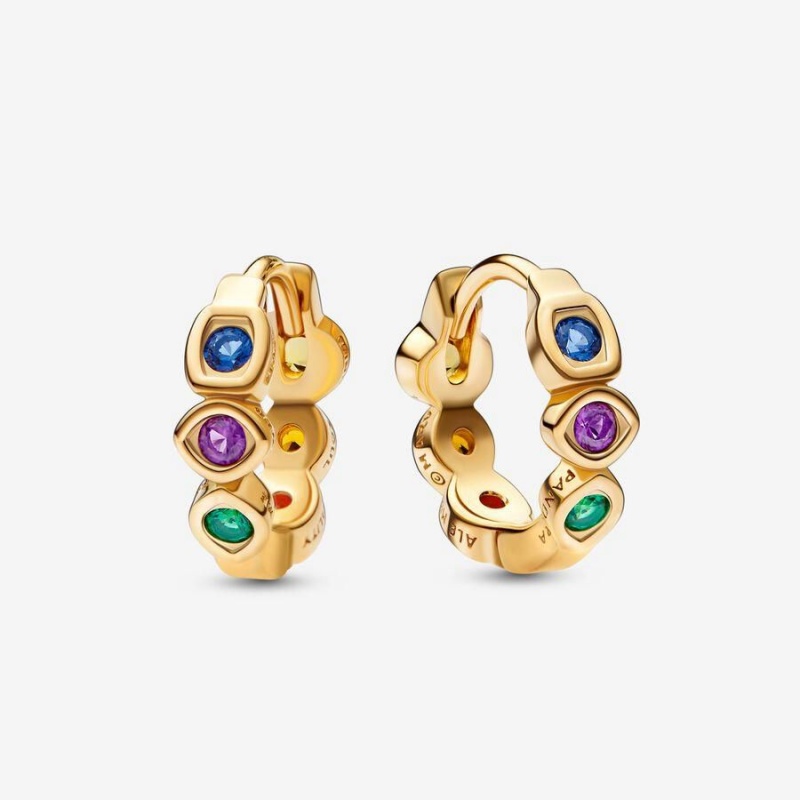 Boucles d'Oreilles Créoles Pandora Marvel The Avengers Infinity Stones Multicolore | KJH-10221785