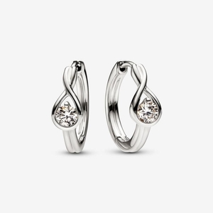 Boucles d'Oreilles Créoles Pandora Brilliance Lab-Created 0.50 ct tw Diamond | CCO-98126178