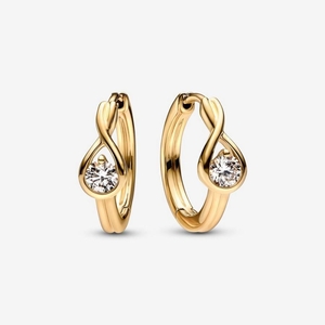 Boucles d'Oreilles Créoles Pandora Brilliance Lab-Created 0.50 ct tw Diamond | CHX-06289845