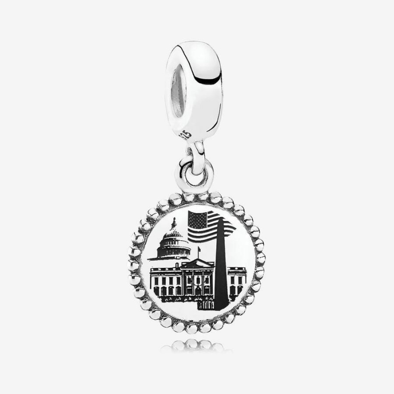 Charm Pendentif Pandora Washington D.C. Noir | DDQ-26582976