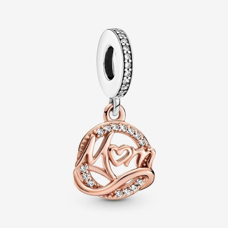 Charm Pendentif Pandora Two-Tone Mom | HBY-43452585