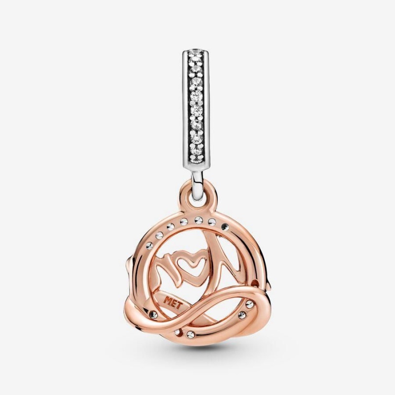 Charm Pendentif Pandora Two-Tone Mom | HBY-43452585