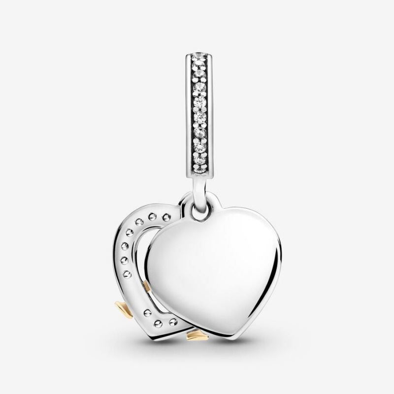 Charm Pendentif Pandora Two-Tone Happy Anniversary | GOH-06525388