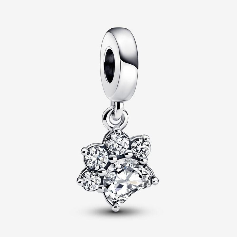 Charm Pendentif Pandora Sparkling Pet Paw Print | LHO-05376048