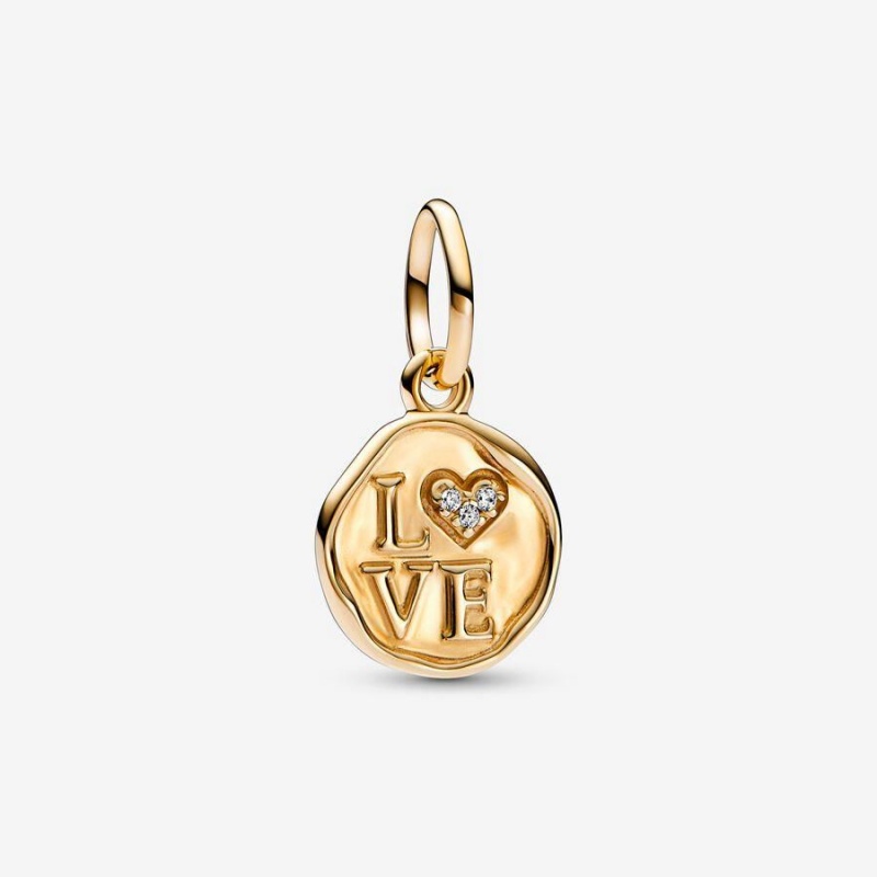 Charm Pendentif Pandora Sparkling Love Stamp | MPO-28369153