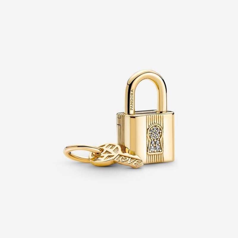 Charm Pendentif Pandora Padlock & Key | IRO-51125815