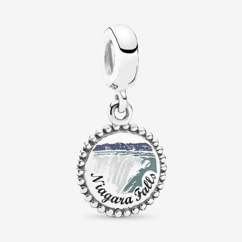 Charm Pendentif Pandora Niagara Falls Bleu | EWR-31704133