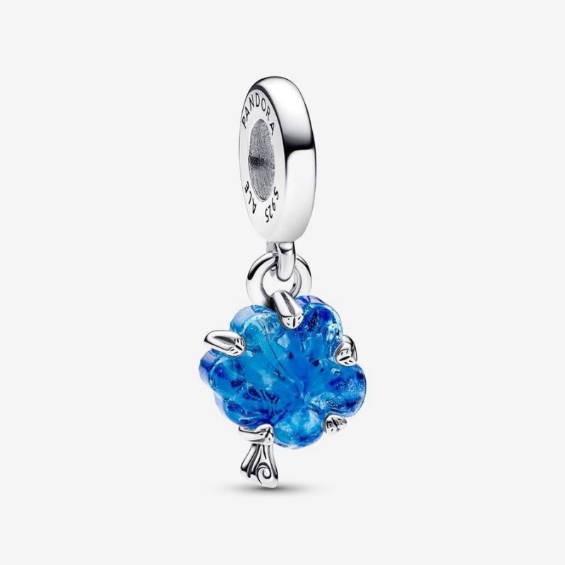 Charm Pendentif Pandora Murano Glass Family Tree Bleu | RPF-48673263