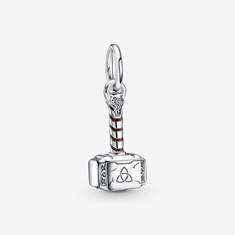 Charm Pendentif Pandora Marvel The Avengers Thor's Hammer Marron | XGI-80822556