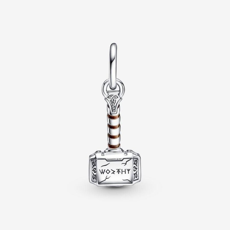 Charm Pendentif Pandora Marvel The Avengers Thor's Hammer Marron | XGI-80822556