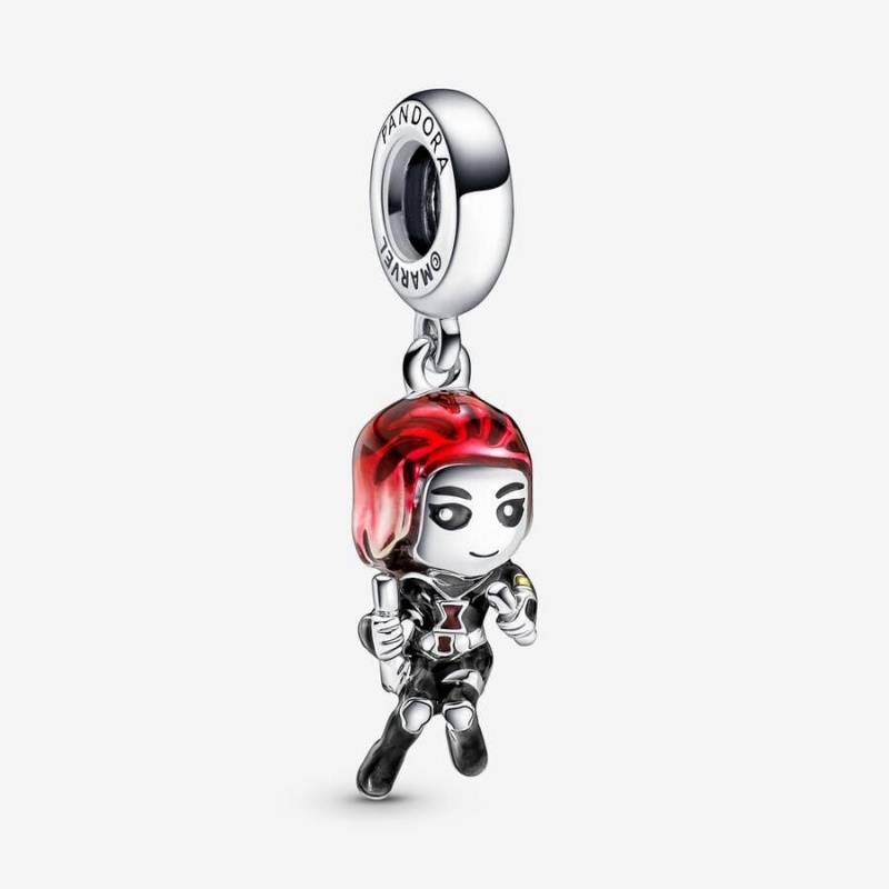 Charm Pendentif Pandora Marvel The Avengers Black Widow Rouge | FSZ-77231088