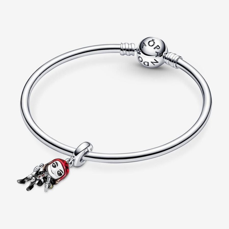 Charm Pendentif Pandora Marvel The Avengers Black Widow Rouge | FSZ-77231088