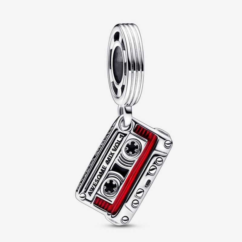 Charm Pendentif Pandora Marvel Guardians of the Galaxy Cassette Tape Rouge | WFR-30554925