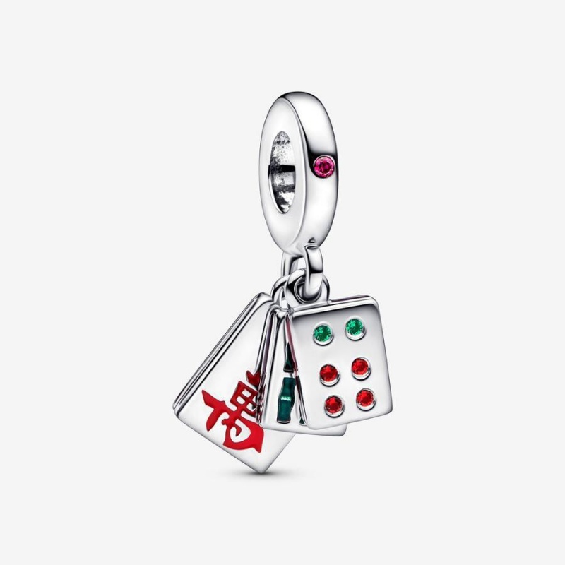 Charm Pendentif Pandora Mahjong Triple Multicolore | CKA-28405536