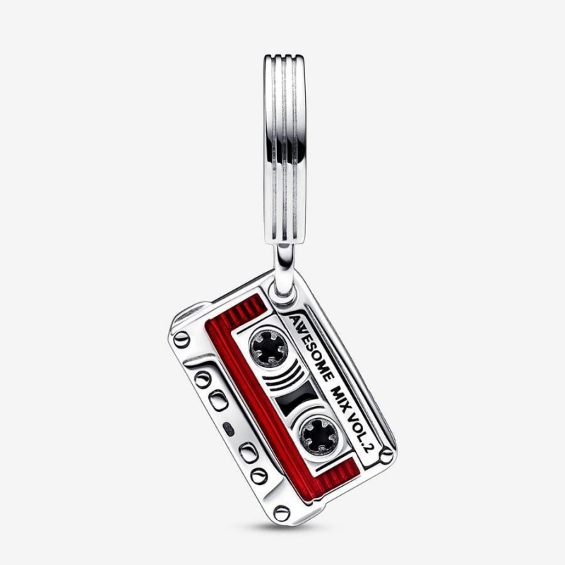 Charm Pendentif Pandora Marvel Guardians of the Galaxy Cassette Tape Rouge | WFR-30554925