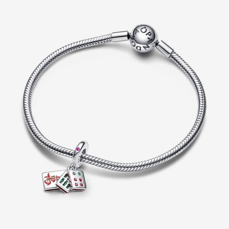 Charm Pendentif Pandora Mahjong Triple Multicolore | CKA-28405536