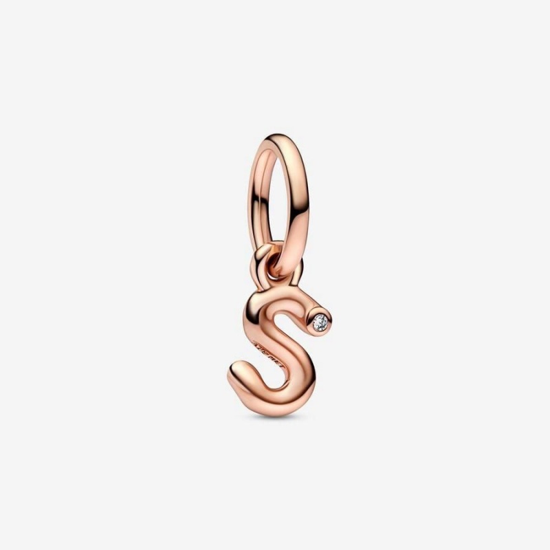 Charm Pendentif Pandora Letter S Script Alphabet | XSG-34064265