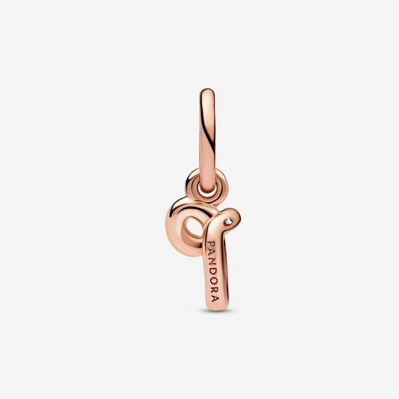 Charm Pendentif Pandora Letter P Script Alphabet | PNL-27048390