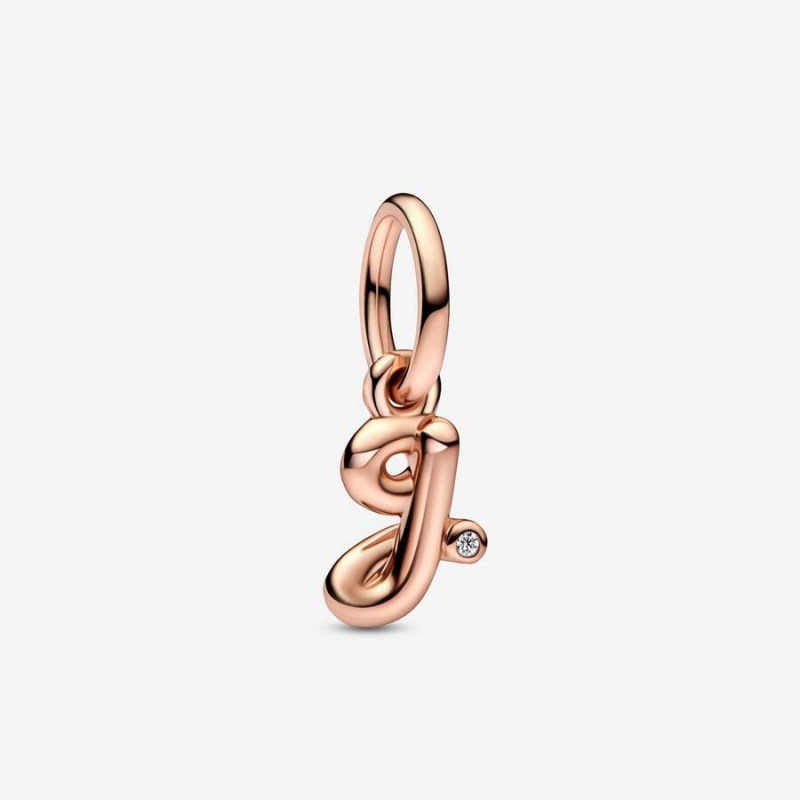 Charm Pendentif Pandora Letter G Script Alphabet | ZSS-51557493