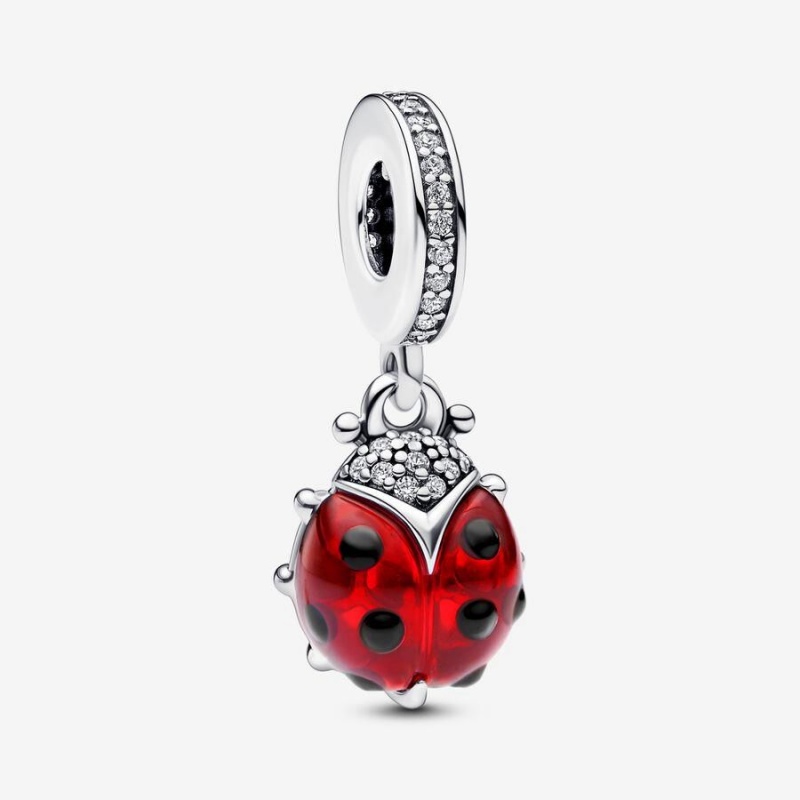 Charm Pendentif Pandora Ladybird Rouge | YCZ-41421181