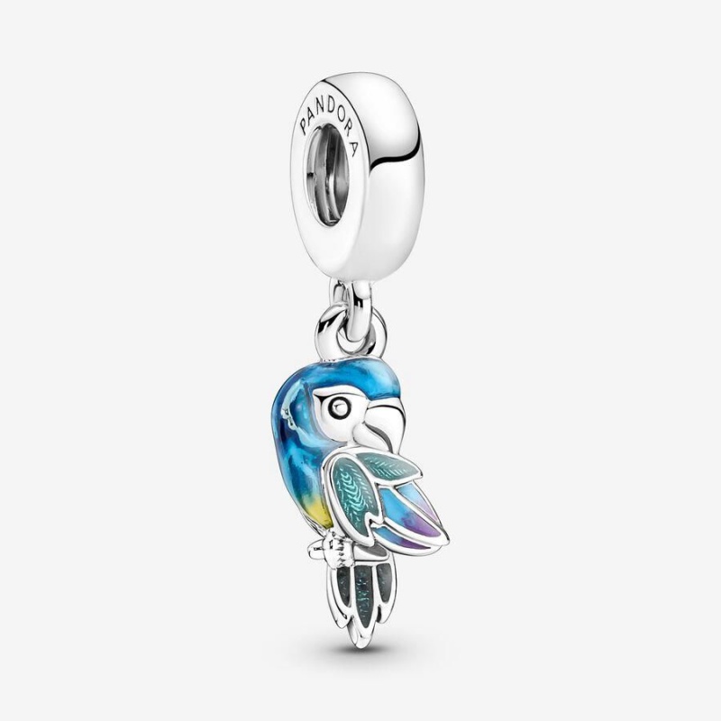 Charm Pendentif Pandora Jungle Paradise Parrot Bleu | WKO-65565187