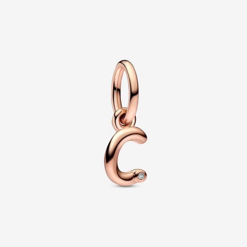 Charm Pendentif Pandora Letter C Script Alphabet | ORZ-22108117