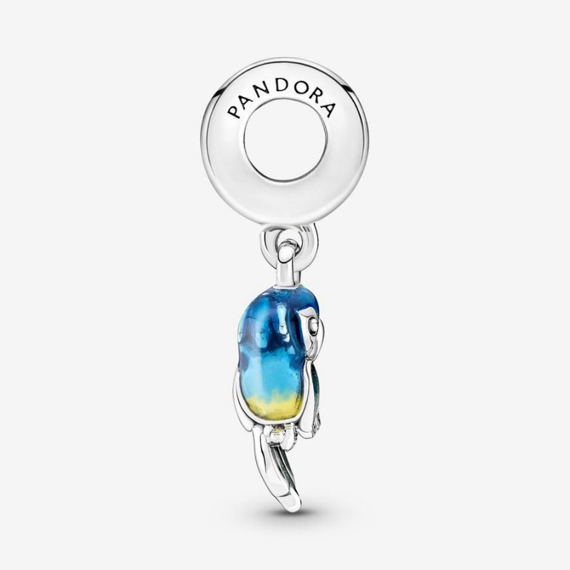 Charm Pendentif Pandora Jungle Paradise Parrot Bleu | WKO-65565187