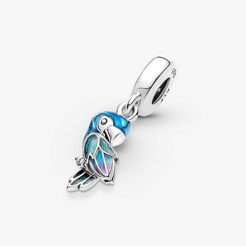 Charm Pendentif Pandora Jungle Paradise Parrot Bleu | WKO-65565187