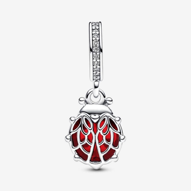 Charm Pendentif Pandora Ladybird Rouge | YCZ-41421181