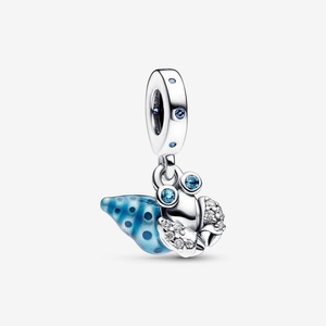 Charm Pendentif Pandora Glow-in-the-Dark Hermit Crab Turquoise | CQH-34886353