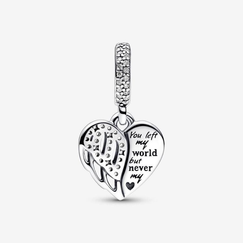 Charm Pendentif Pandora Heart & Angel | NWT-31746469