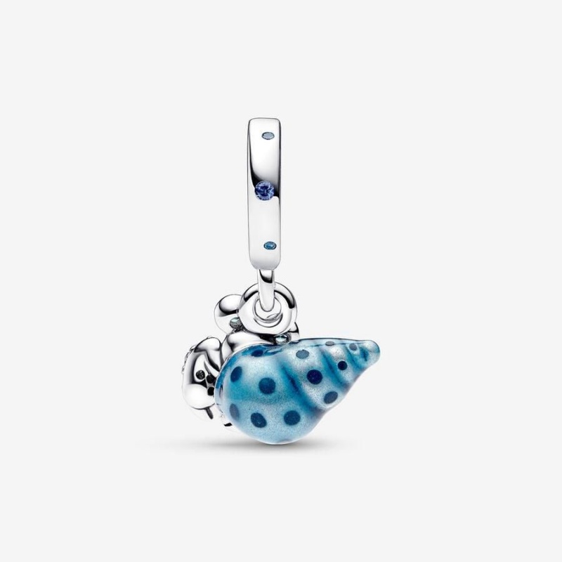 Charm Pendentif Pandora Glow-in-the-Dark Hermit Crab Turquoise | CQH-34886353