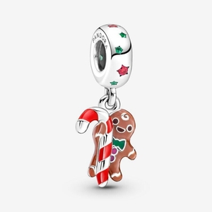 Charm Pendentif Pandora Gingerbread Man Multicolore | UCZ-94461400