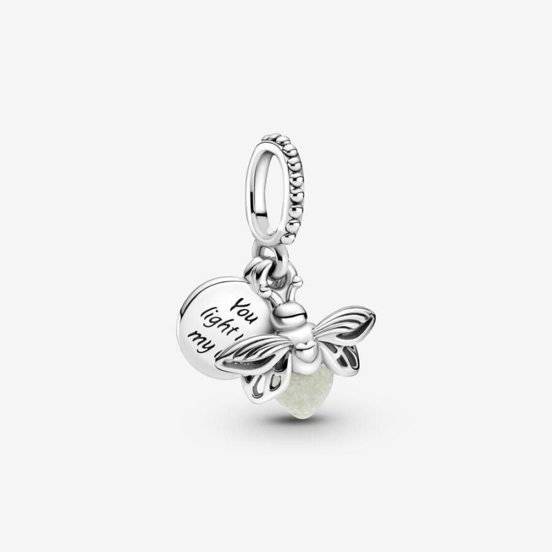 Charm Pendentif Pandora Glow-in-the-Dark Firefly Vert | ACJ-88092288