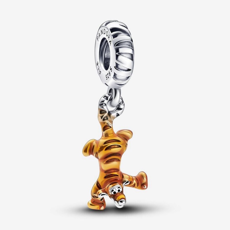 Charm Pendentif Pandora Disney Winnie the Pooh Tigger Orange | PQJ-62359230