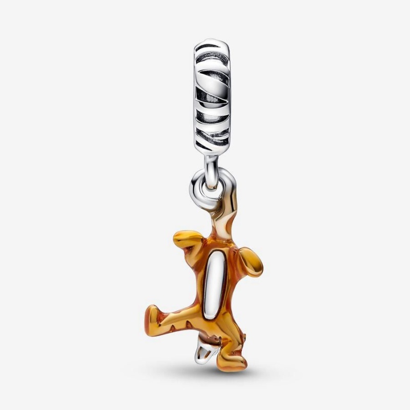 Charm Pendentif Pandora Disney Winnie the Pooh Tigger Orange | PQJ-62359230