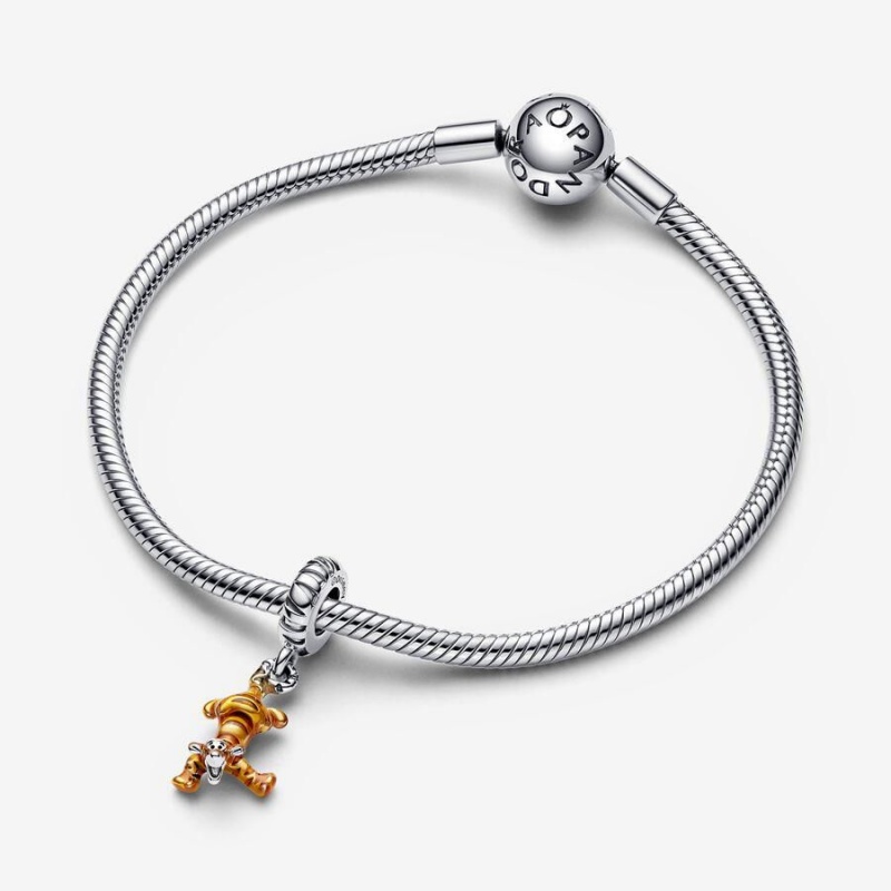 Charm Pendentif Pandora Disney Winnie the Pooh Tigger Orange | PQJ-62359230