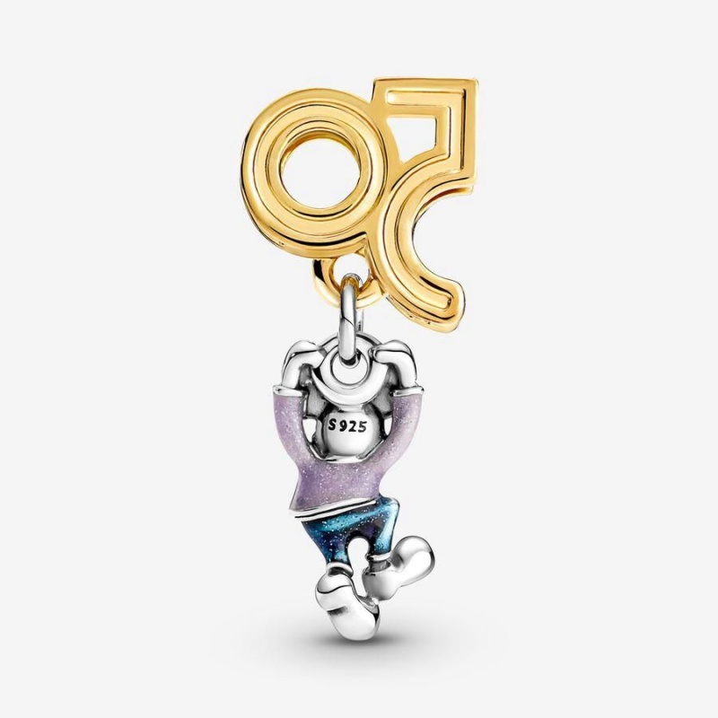 Charm Pendentif Pandora Disney Parks Mickey Mouse 50th Anniversary Multicolore | QPJ-91865183