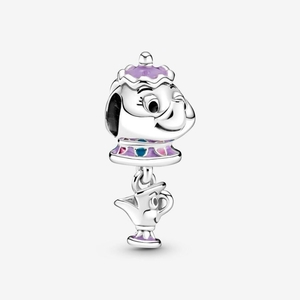 Charm Pendentif Pandora Disney Beauty and the Beast Mrs. Potts and Chip Violette | ECD-17304279