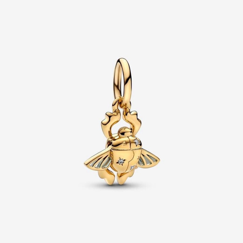 Charm Pendentif Pandora Disney Aladdin Scarab Beetle Bleu | AEX-32685209