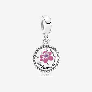 Charm Pendentif Pandora Delaware Rose | HSW-49205653