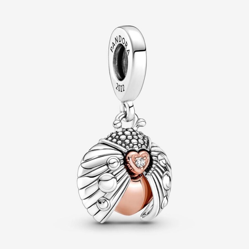 Charm Pendentif Pandora Club 2022 Ladybird & Heart | ART-23869094